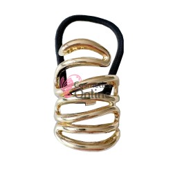 Inel pentru prins parul din metal model DMX01DD Auriu